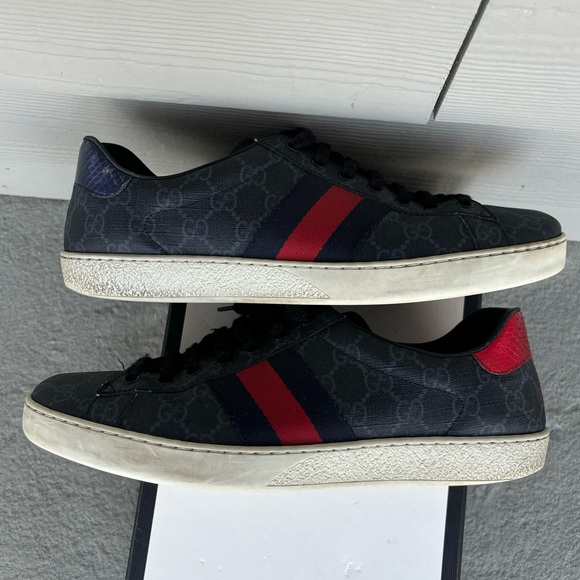 Gucci GG Supreme Ace Black Sneakers 🔥 - Picture 6 of 10